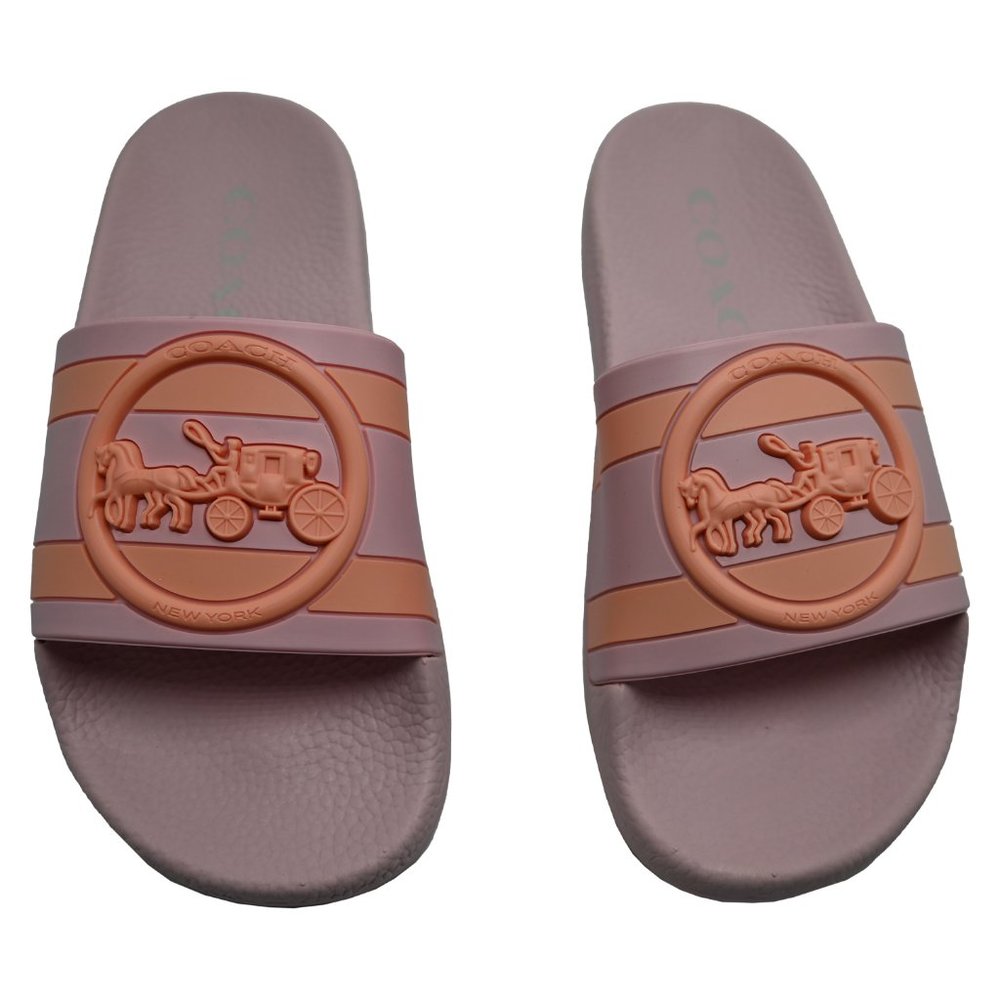 Coach ULI Sport Slide With Horse And Carriage Prin